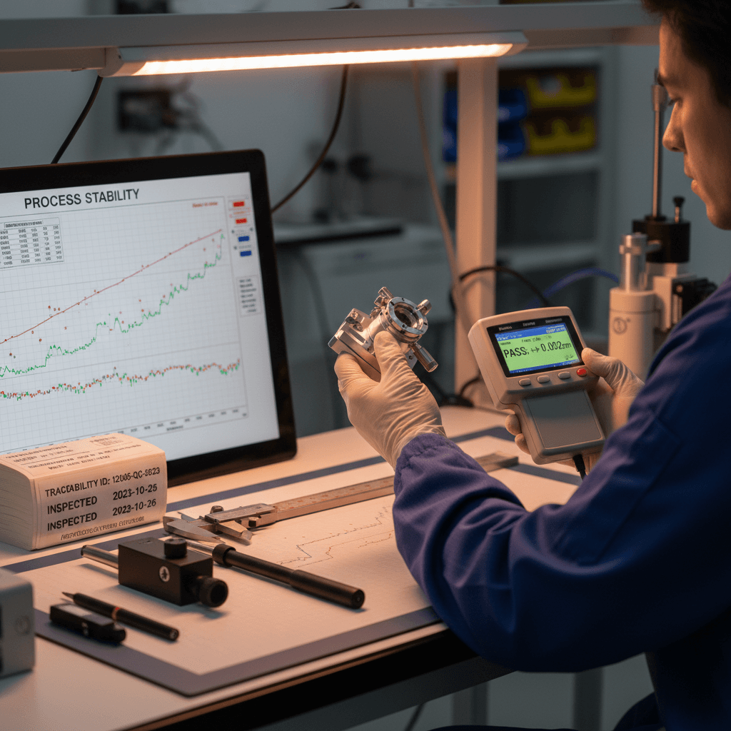 Quality control testing and traceability documentation process